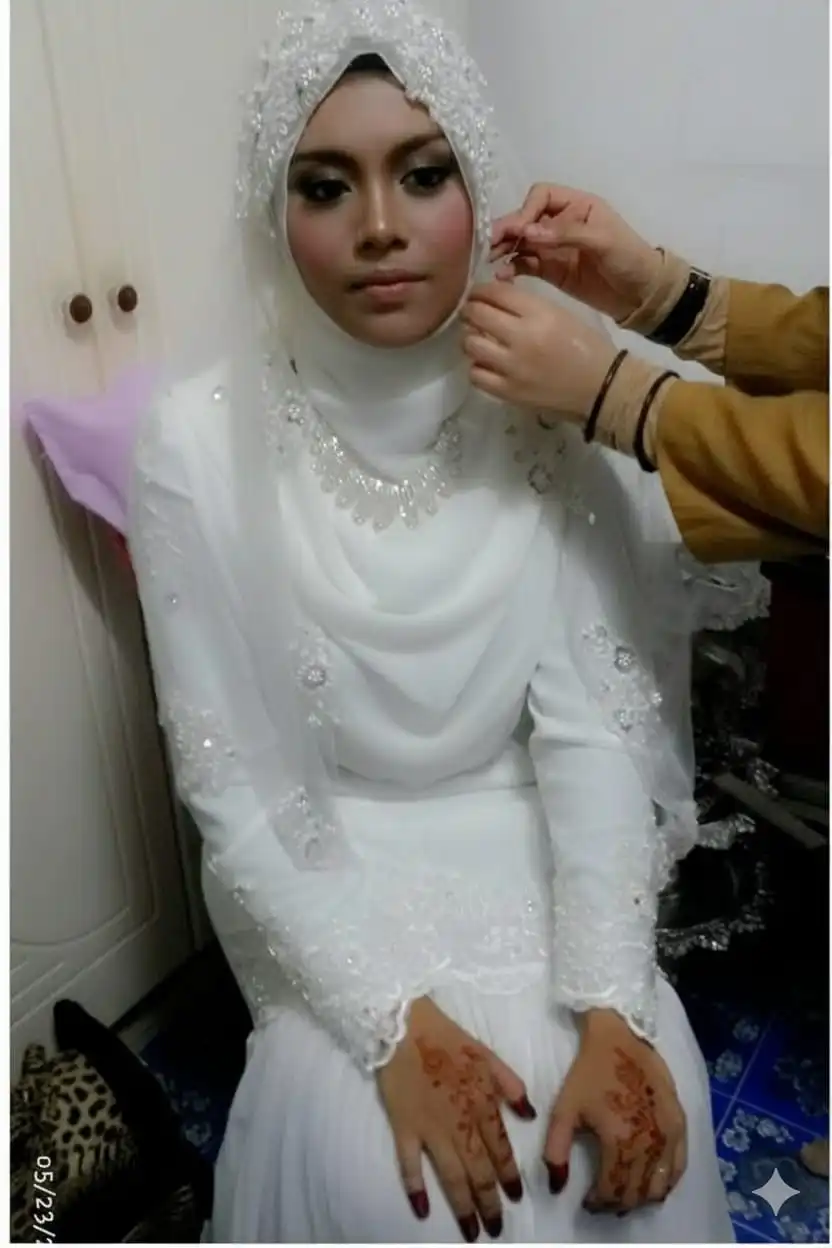 Gaya mua nikah simple melaka yang sweet dan kemas
