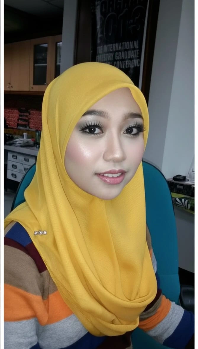 Solekan tajam dan mesra lensa untuk sesi photoshoot oleh MUA Melaka