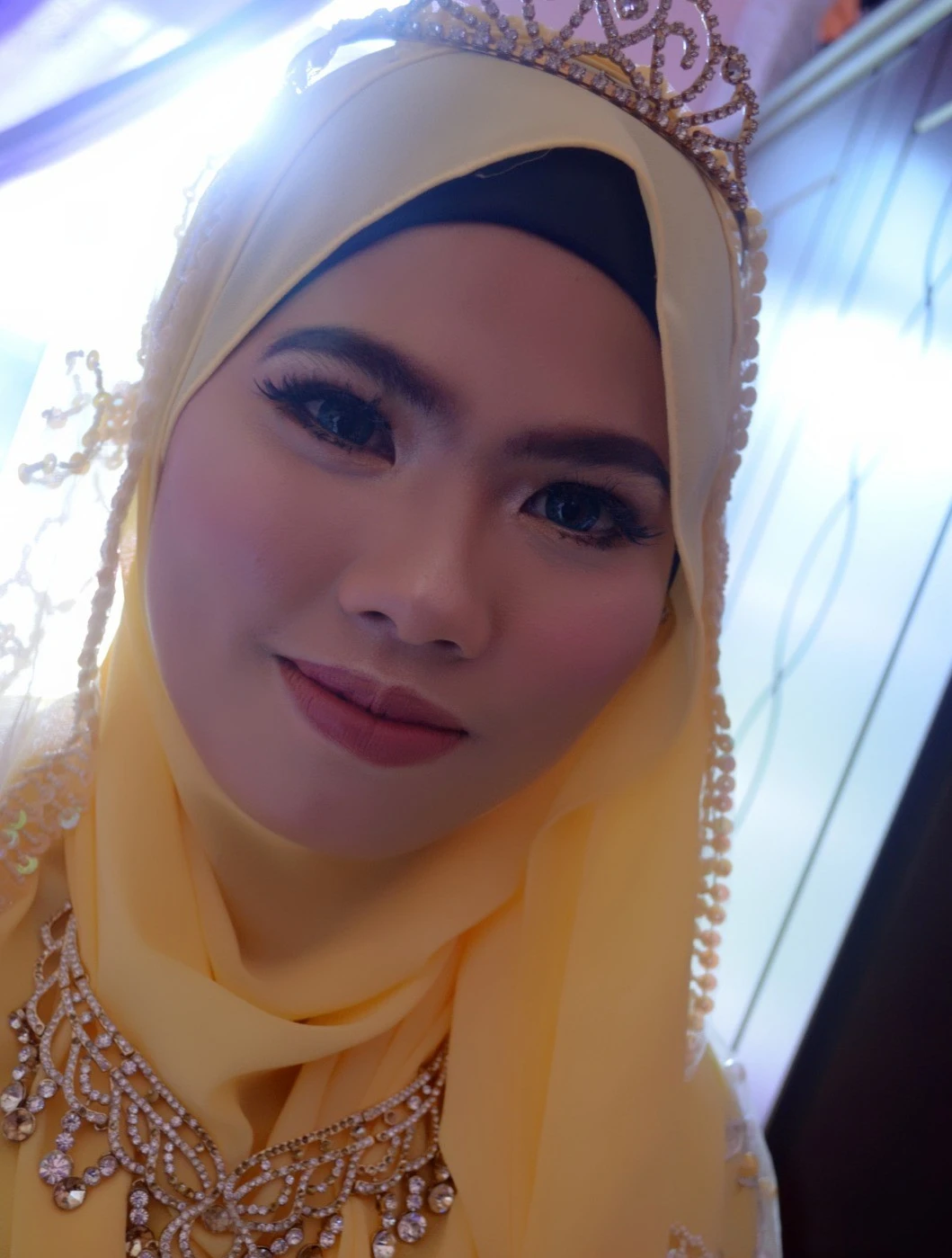 Solekan resepsi makeup pengantin melaka gaya Barbie Doll